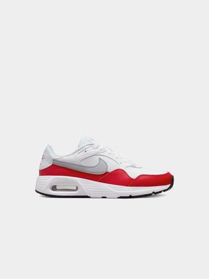 Mens Nike Air Max SC White/Red/Grey Sneaker