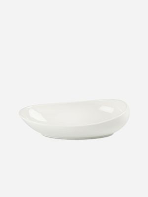 fluente porcelain salad bowl white 30cm