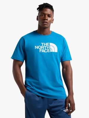 Mens The North Face Easy Short Sleeve Teal Tee