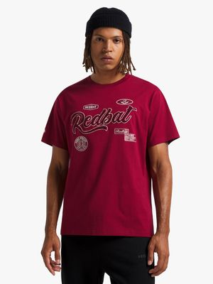 Redbat Athletics Men's  Burgundy T-Shirt