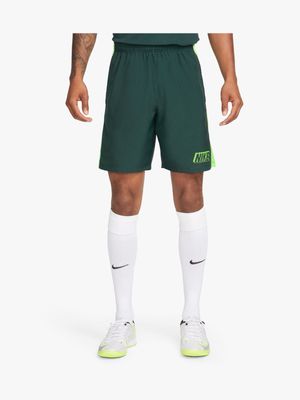 Mens Nike Dri-Fit Academy23 Jungle Green Football Shorts