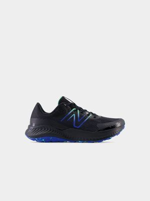 Mens New Balance DynaSoft Nitrel V5 Black/Blue Trail Running Shoes