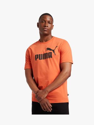 Men's Puma Essential Logo Orange Tee
