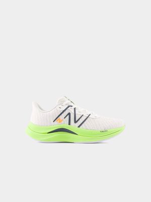 Womens New Balance Fuelcell Propel v4 White/Lime Running Shoes