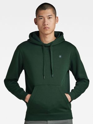 G-Star Mens Premium Core Green Hoodie