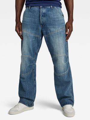 G-Star Men's 5620 Elwood 3D Loose Blue Jeans