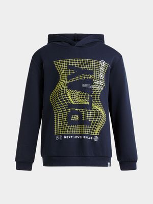 Boys TS Next Level Graphic Navy Hoodie