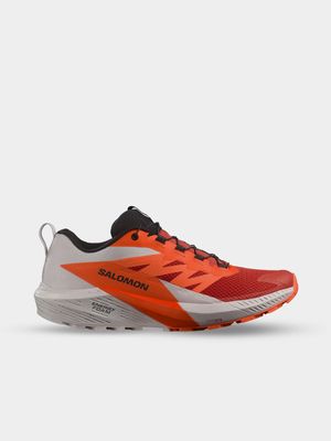 Mens Salomon Sense Ride 5 Orange/Red Trail Running Shoes