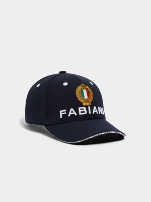 Fabiani Men's Logo & Crest Navy Cap