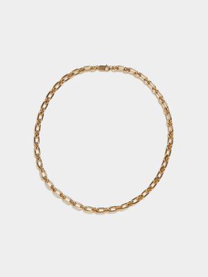 18ct Gold Plated Chunky Gold Plated Anchor Chain