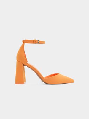 Women's Call It Spring Orange Heeled Dress Shoes