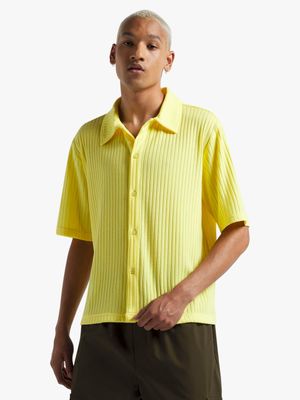 Men's Lime Rib Knit Shirt