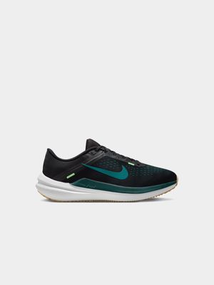 Mens Nike Air Winflo 10 Black/Teal Running Shoes