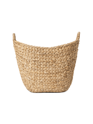 curved basket hyacinth with handles large