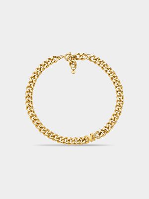 Michael Kors Kors MK Collection Gold Plated Collar Necklace