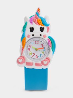 Girl's Turquoise Unicorn Watch