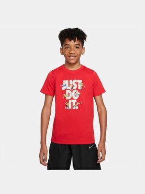 Nike Unisex Kids NSW Red T-shirt