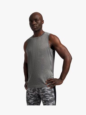 Mens TS Dri-Tech Grey Performance Muscle Hugger Vest