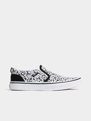 Junior Vans  Asher Dalmatian Black/White Sneaker