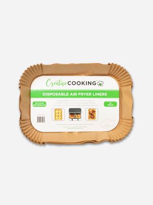 Creative Cooking Air Fryer Liners Rectangular 50pcs