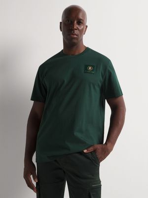 Fabiani Men's Iconic Crew Neck Hunter Green T-Shirt