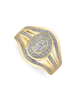 5ct Gold Women's Canary Ring