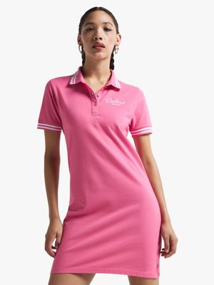 Redbat Athletics Women's Pink T-Shirt Dress