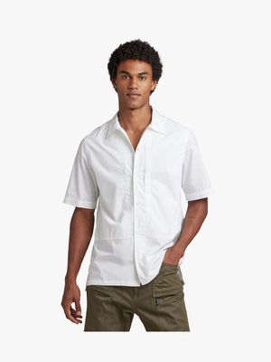 G-Star Men's Workwear Panel White Shirt