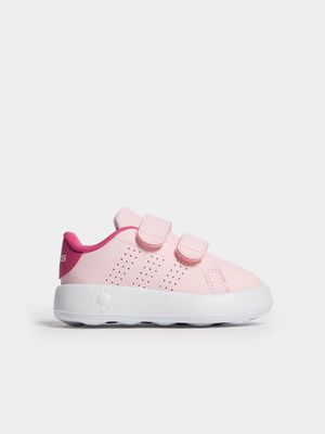 Toddlers adidas Advanatge Pink/White Sneaker