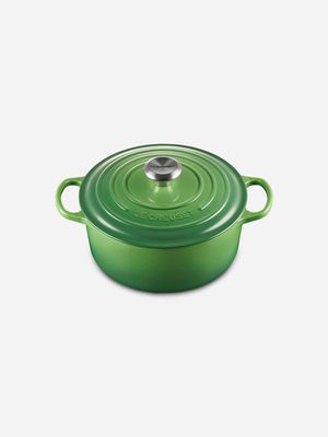 le creuset round cocotte 24cm bamboo