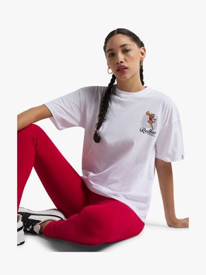Redbat Women's Bunny Wall White T-Shirt