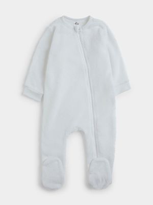 Jet Infant White Coral Fleece Sleepsuit for Infantswear