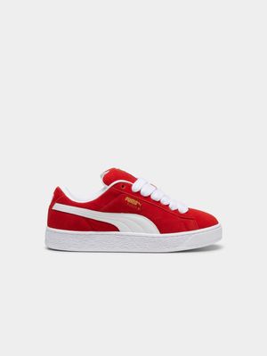 Puma Men's Suede XL Red/White Sneaker