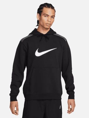Mens Nike Sportswear Fleece Black Hoodie