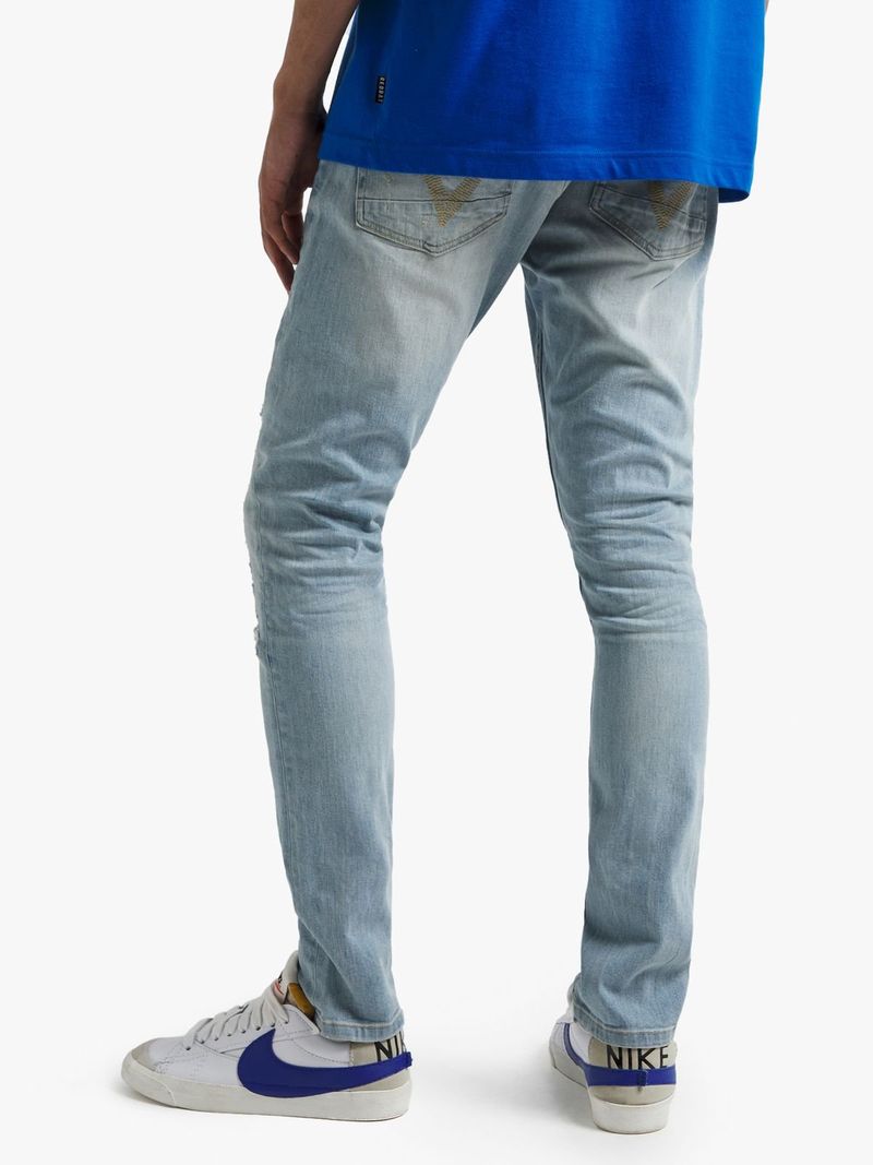 Redbat Men's Light Blue Super Skinny Jeans - Bash.com