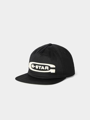 G-Star Men's Avernus Flat Brim Black Cap