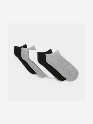 Unisex Sneaker Factory 5 Pack Multi Black Secret Socks