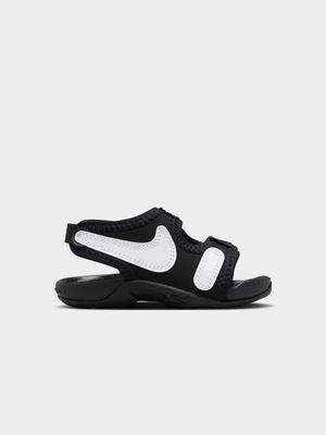 Junior Infant Nike Sunray Adjust 6 Black/White Sandals