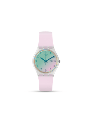 Swatch Ultrarose Light Pink Silicone Watch