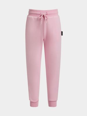 Younger Girl's Pink Joggers