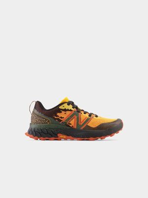 Mens New Balance Fresh Foam X Hierro V7 Hot Marigold/Black Trail Running Shoes