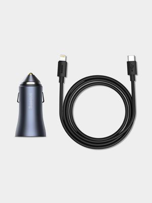 Baseus Golden Contractor Pro Dual Quick Charger Car Charger