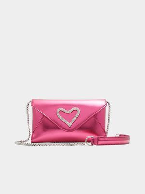 Women's Call It Spring Pink Crossbody Bag