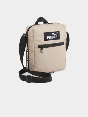 Puma Unisex Evo Ess Portable Tan Crossbody Bag