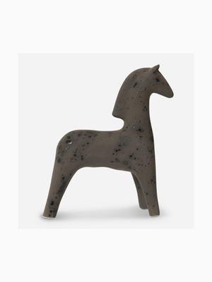 dark horse ceramic 25 x 24cm