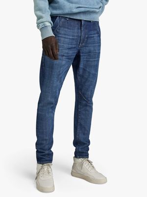 G-Star Men's Kairori 3D Slim Superstretch Blue Jeans