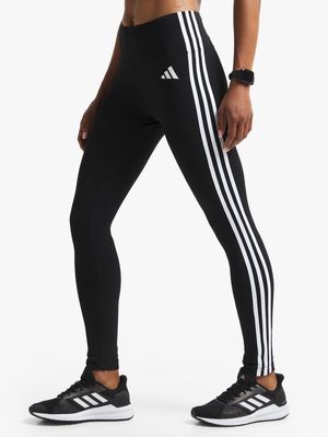 Womens adidas 3-Stripe Black Training Tights