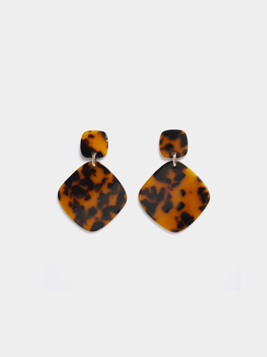 Acrylic Tort Drop Earrings