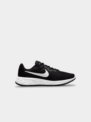 Mens Nike Revolution 6 Black/White Running Shoes