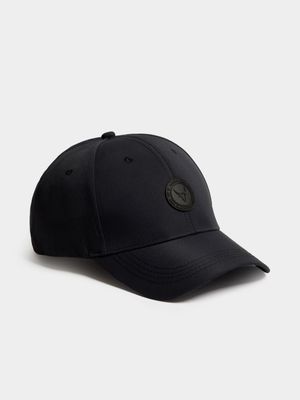 Men's Black Peak Cap